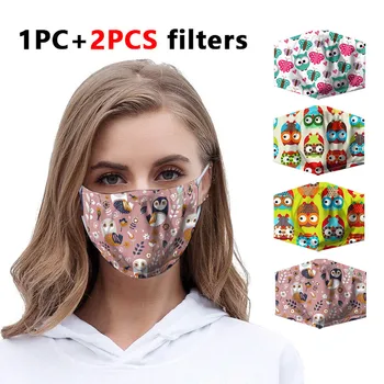 

Adult And Children Reusable Face Shield Face Mask Cloth Face Shield Windproof Mouth Mask Washable Breathable mondmaskers
