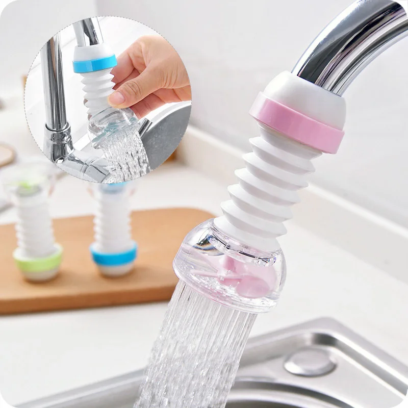

360 Rotary Water Saving Kitchen Faucet Shower Head Bathroom Faucet Aerator Nozzle Tap Adapter Bubbler Swivel Head Aerator