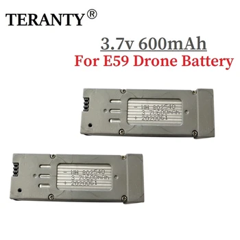 

2Pcs/Set Original For E59 Drone 3.7v 600mAh Lipo Battery Spare Parts Rechargeable RC Quadcopter Spare Parts Replacement Battery