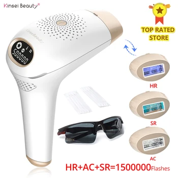

Kinseibeauty IPL Hair Removal الليزر Hair Removal Machine Device Electric Depilador Acne Clearance Skin Rejuvenation for Women