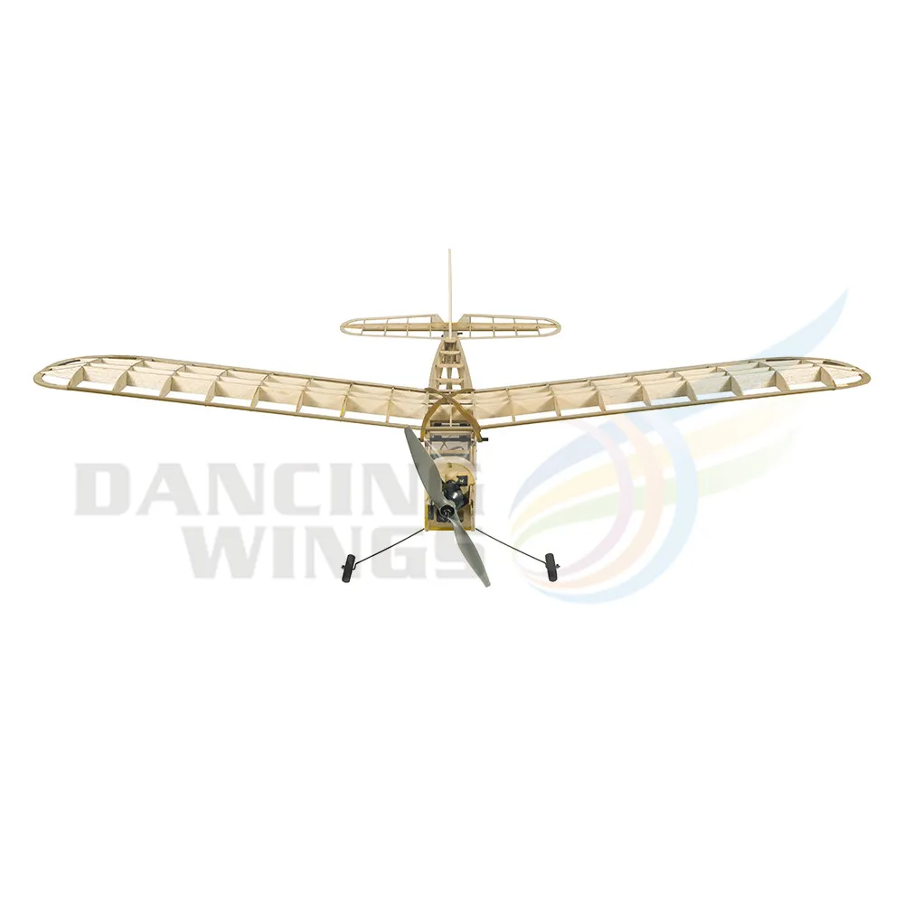 New Blasawood Laser Cut RC Airplane Old Timer Training Balsa Kit 1150mm Wingspan Cute Girl  Slow Flying Glider Old Time Orginal 4