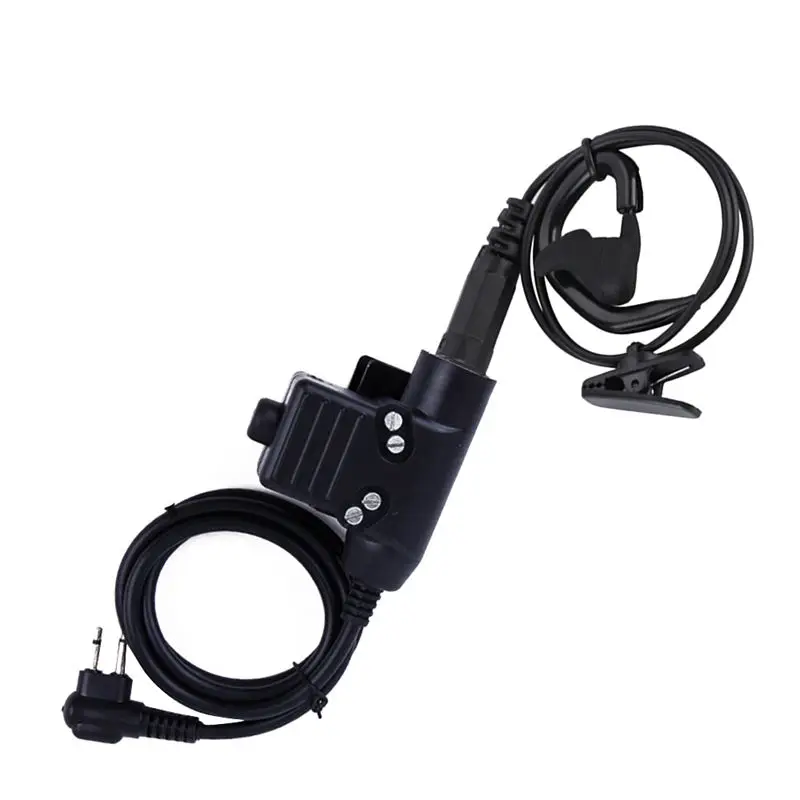 

FFYY-Tactics Ear Bone Vibration Noise Reducing Earpiece With U94 Ptt For Motorola Cls1413 Cls1450 Cp110 Cp200 Gp300 Gp2000