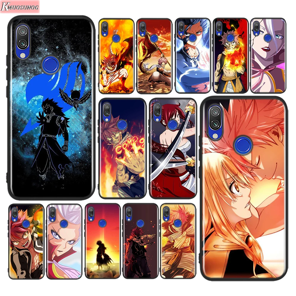 

Silicone Cover Manga Fairy Tail For Xiaomi Redmi 9A 9C Note 9 9S Pro Max 8T 8 7 6 5 Pro 5A 4X 4 Prime Phone Case