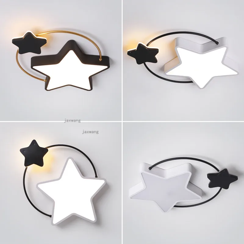 Современный светодиодный потолочный светильник в виде звезды s, скандинавский домашний декор, потолочный светильник, креативные подвесные потолочные лампы, потолочный светильник для детской спальни