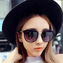 22011 ретро круглые оправы для очков для мужчин и женщин с плоскими линзами солнцезащитные очки