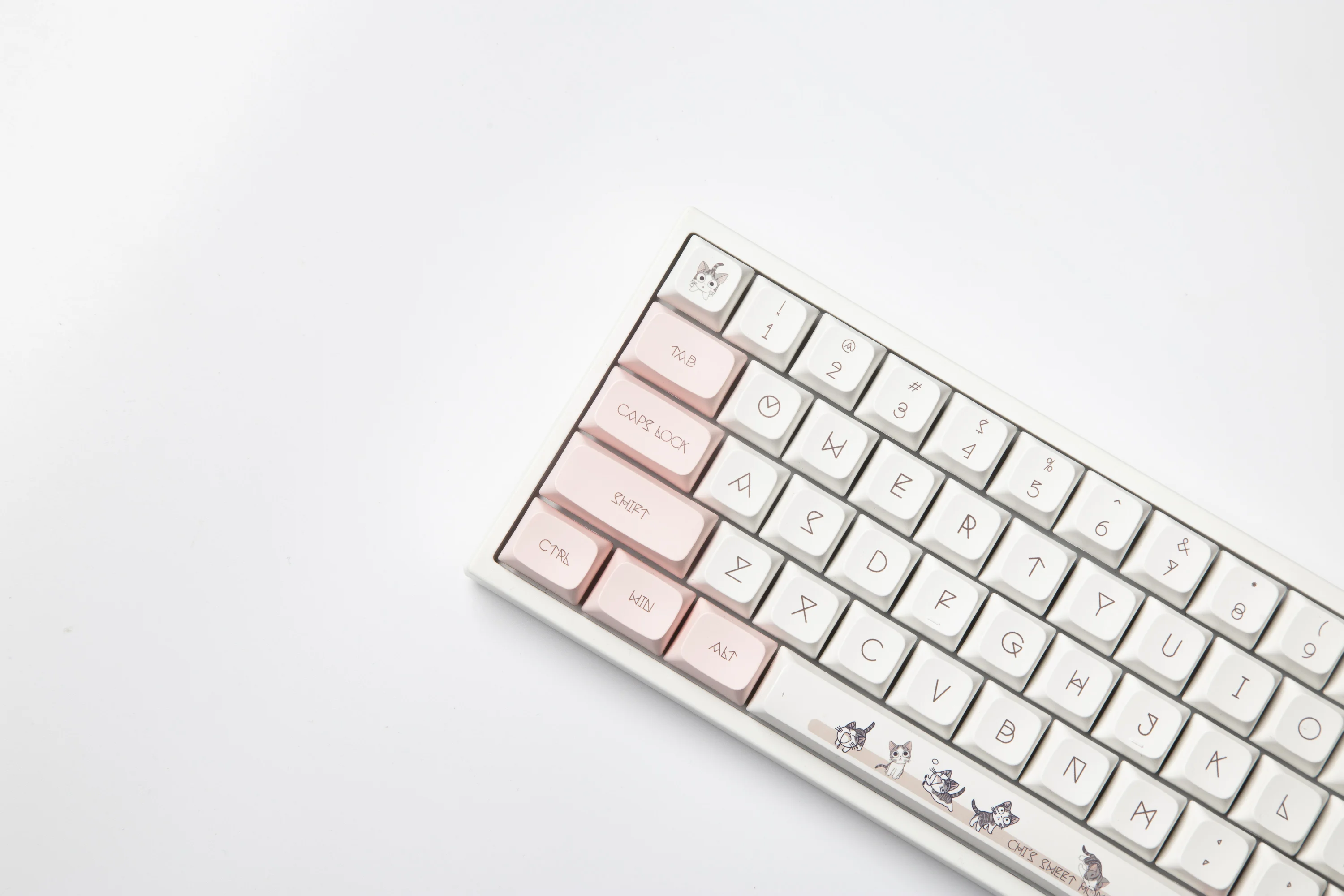 137 Kitty Cat Paw Pink Cute Kawaii XDA Keycaps - 6 - Kawaii Mix