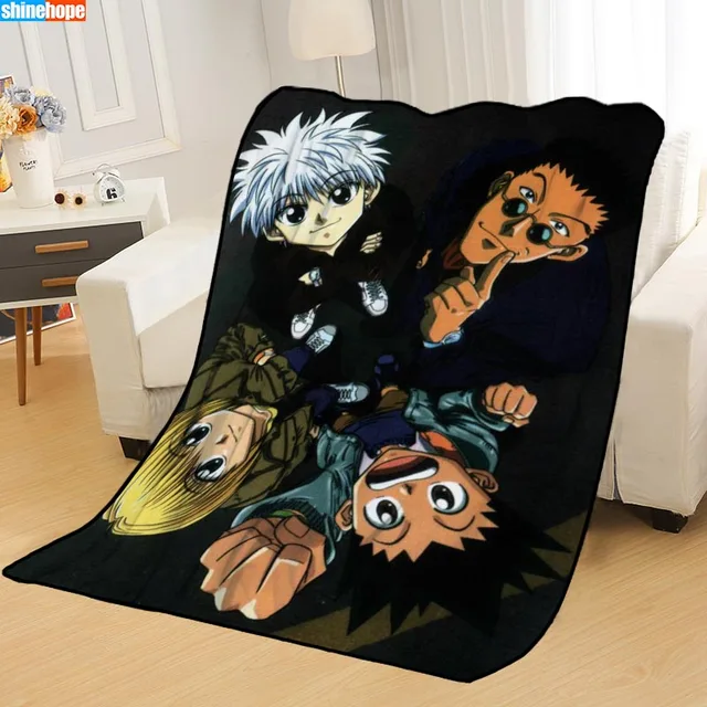 Custom Hunter X Hunter Blankets For Beds Throw Blanket Soft Blanket Summer Blanket Anime Blanket Travel Blanket Throw Aliexpress Custom Hunter X Hunter Blankets For Beds Throw Blanket Soft Blanket Summer Blanket Anime Blanket Travel Blanket Throw Aliexpress