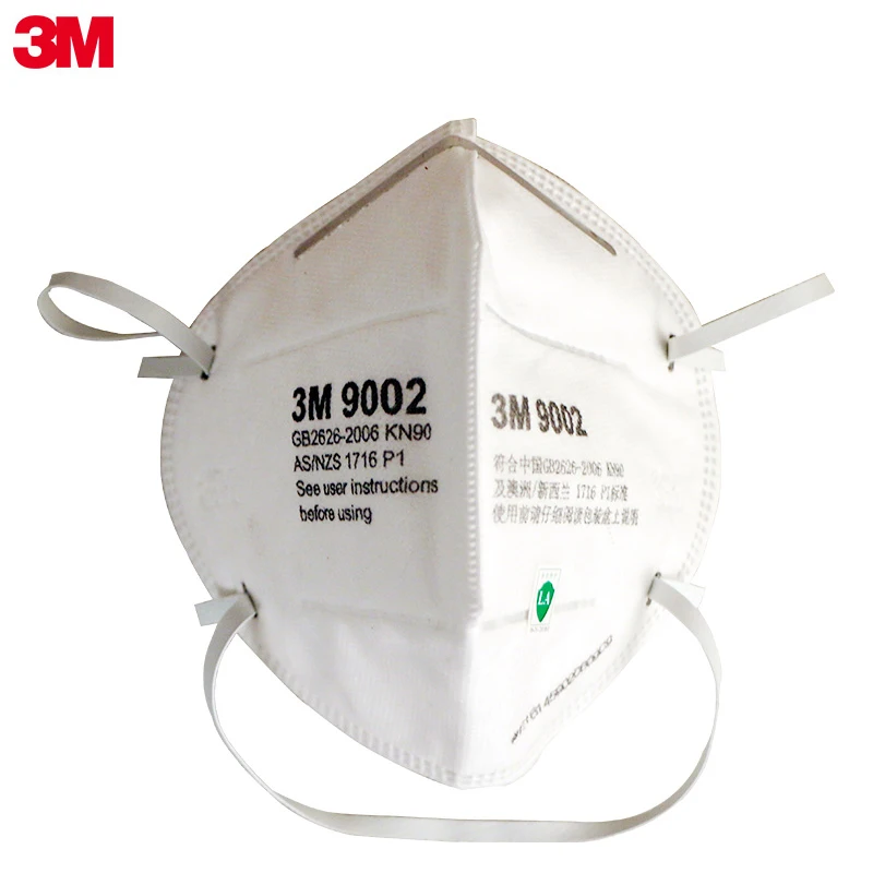 

3M 9002 respirator dust-proof PM2.5 fog haze industrial dust wind-sand mask folding Headband