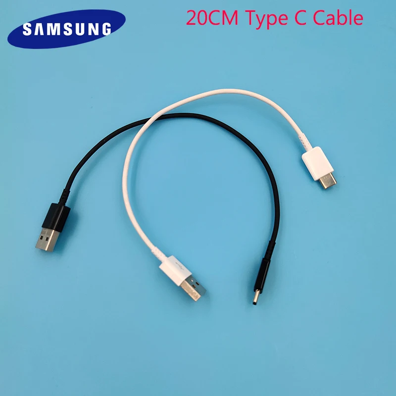 

Original Samsung 2A USB Type C Data Cable Line 20CM For Samsung Galaxy Note 7 8 9 10 A8 2018 A9 Star S10E S8 S9 Plus C7 C9 Pro