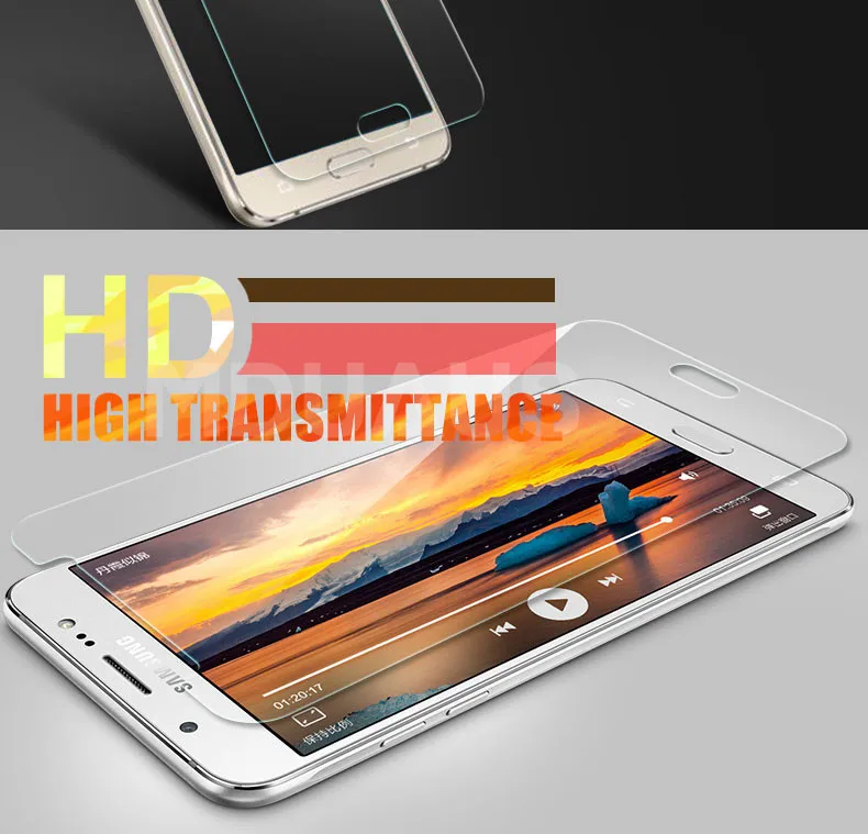 Protective Glass on the For Samsung Galaxy A3 A5 A7 J3 J5 J7 A6 A8 A9 Tempered Screen Protector Glass Film