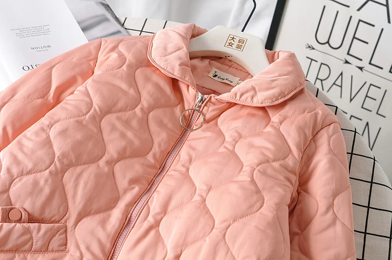 Oversize Women Short Parka Thin Padded Jacket Autumn/Winter Warm Simple Loose Buttons On Both Sides Quilted Coat Fashion 2020
