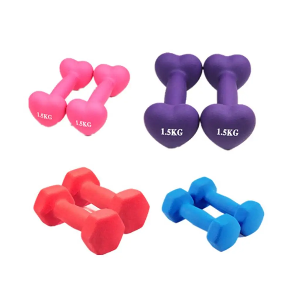 Dumbbells 2* 5kg Weights 1 Pair For Home Gym Yoga Fitness Exercise For Adults 