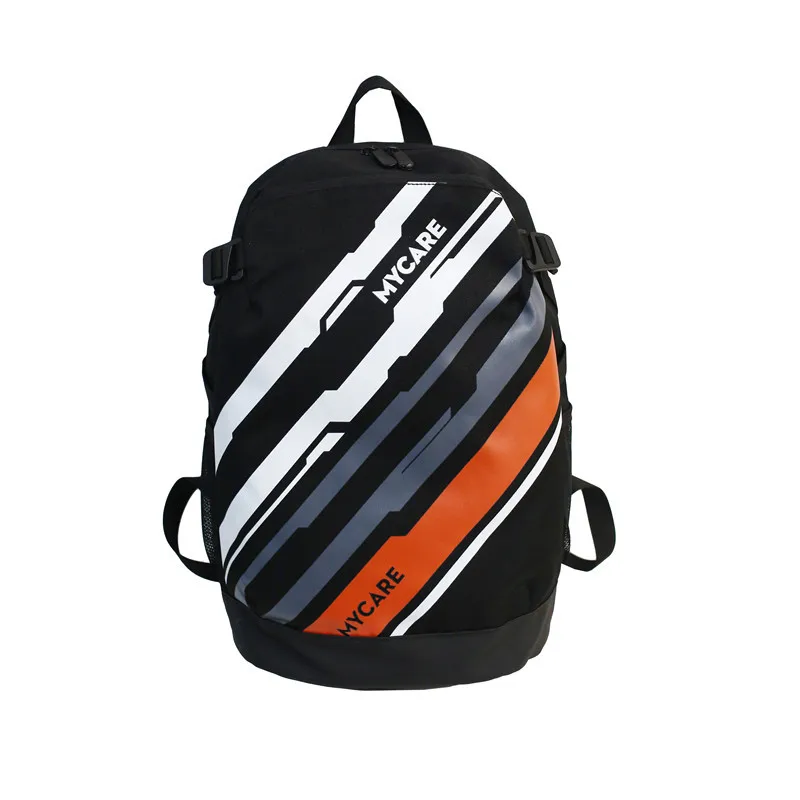 

High Student School Bags for Boys Teenage Girls Backpack Oxford Bookbag Schoolbag Large Fashion Striped Personality Pattern