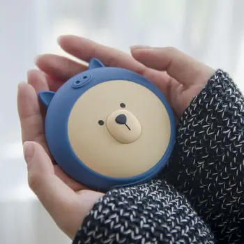 

Creative 2 in 1 Hand Warmer Charging Po Waterless USB Charging Hand Warmer Pebble Mobile Power Perfect Gift