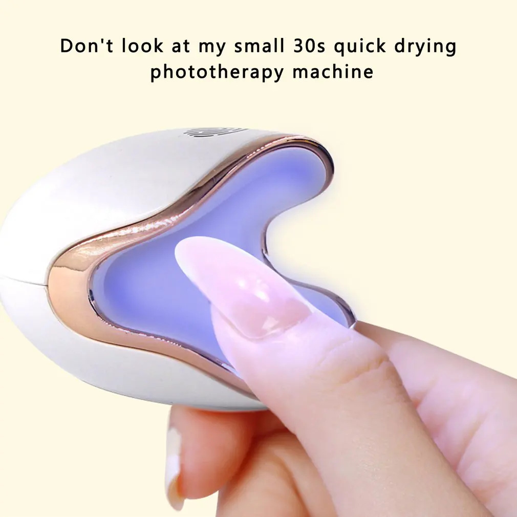 Dinosaur Eggs Nail Lamp Led Phototherapy Mini Quick-drying Portable Machine Beauty Tools For Fingernail | Красота и здоровье