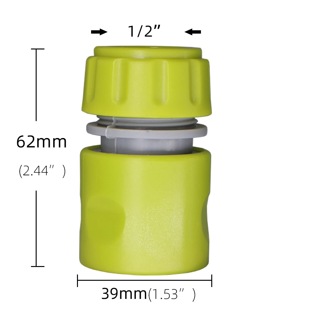 Hose connector 10PCS garden 1/2 inch 16mm quick connect adapter for watering tool pipe extend repair