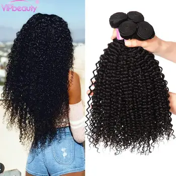 

28 30Inch Kinky Curly Bundles Deals 3 4 Bundles 100% Human Hair Extensions VIPbeauty Peruvian Hair Weave Human Hair Bundles Remy