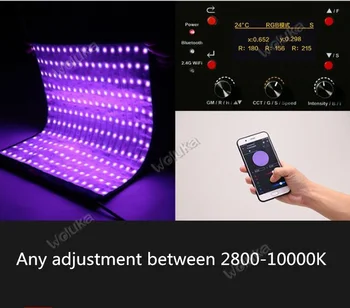 

FalconEyes RX-824 150W RGB LED Video Fotografia Light Support APP Remote Control 8 Scene Modes Continuous Lighting CD50 T03 2Y