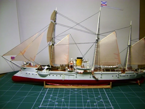 Высококачественный южнокорейский sailboat 3D бумажный модельный комплект