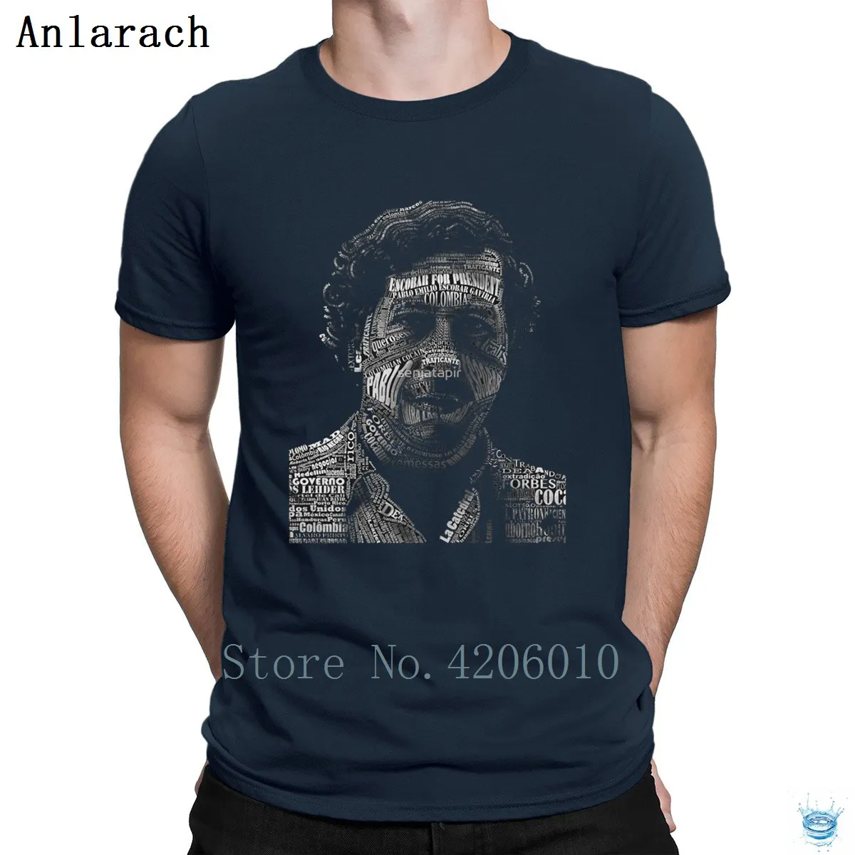 

Pablo Narcos Tshirt Tops 100% Cotton Create New Arrival T Shirt For Men Leisure Gift Clever Spring Autumn