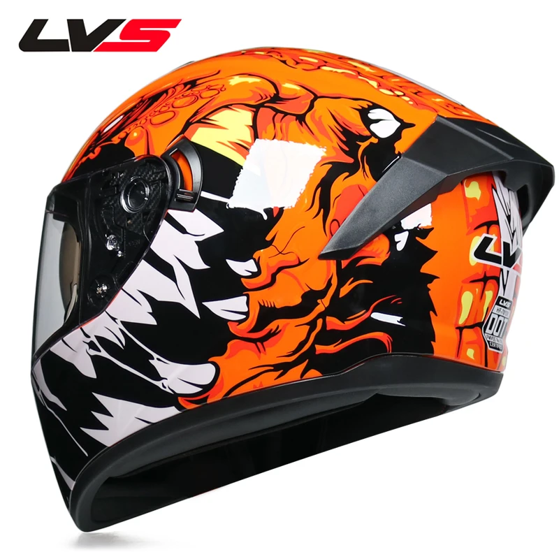 Мотоциклетный шлем Полнолицевые гоночные шлемы с двойным козырьком гоночный шлем для мотокросса мотоциклетный шлем