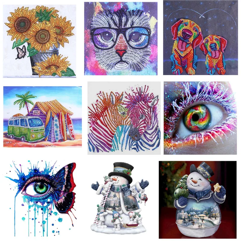 

5D round Shaped Diamond Painting Embroidery Needlework Rhinestone Crystal Cross Craft Stitch Kit