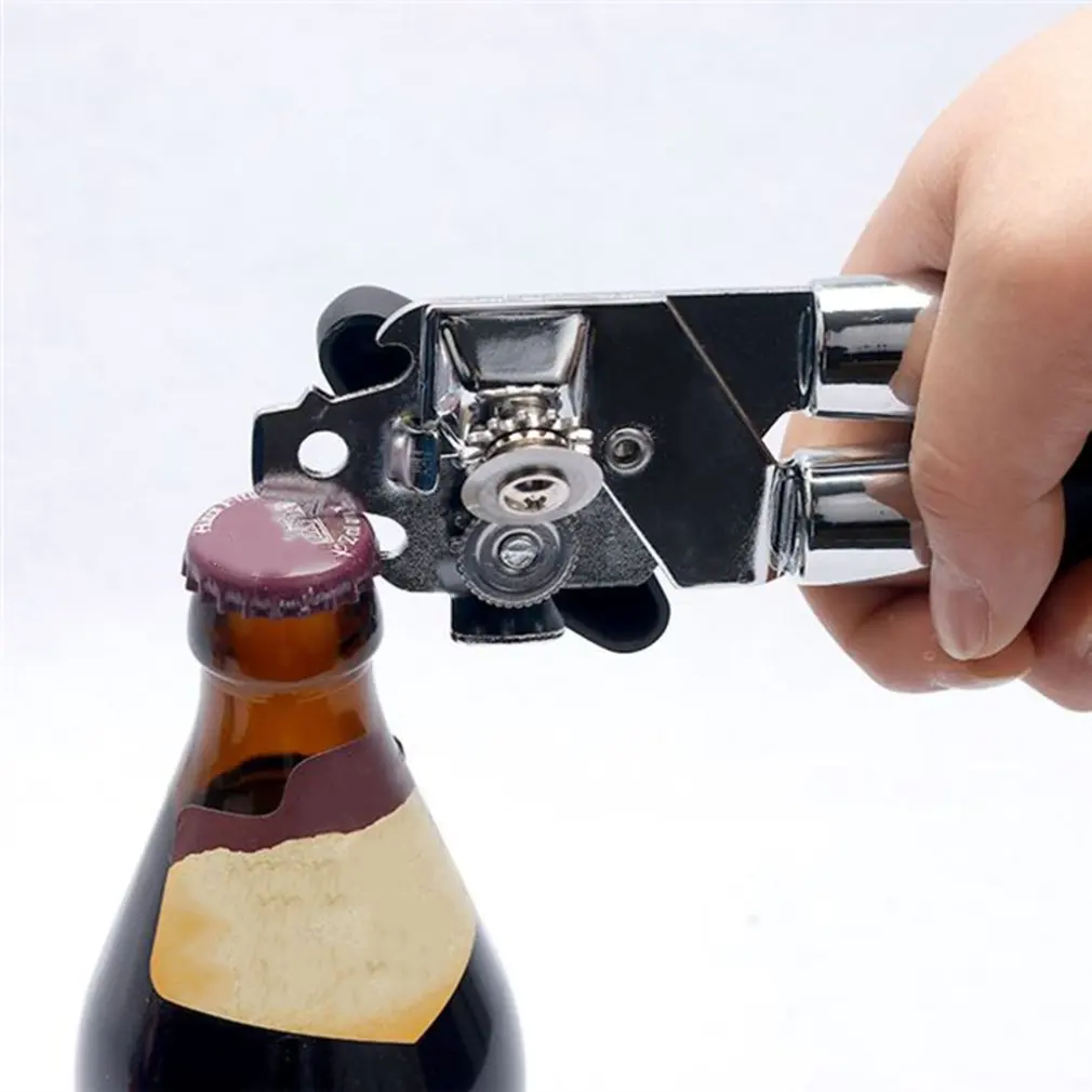 Edelstahl Professional Zinn Manuelle Dosenoffner Handwerk bier Grip ОТКРЫВАЛКА Dosen Flasche открывалка kuche гаджеты Multifunk