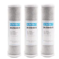 YenvQee 10นิ้วตลับคาร์บอน CTO กรองน้ำลบอินไลน์เพื่อลบคลอรีนฟลูออรีนเครื่องกรองน้ำอุปกรณ์เสริม 1