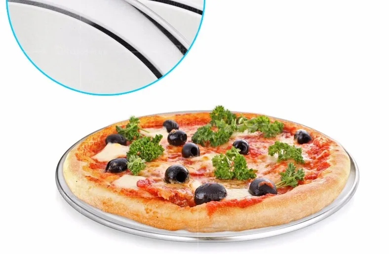 nonstick aluminum baking tools pizza pan (8)