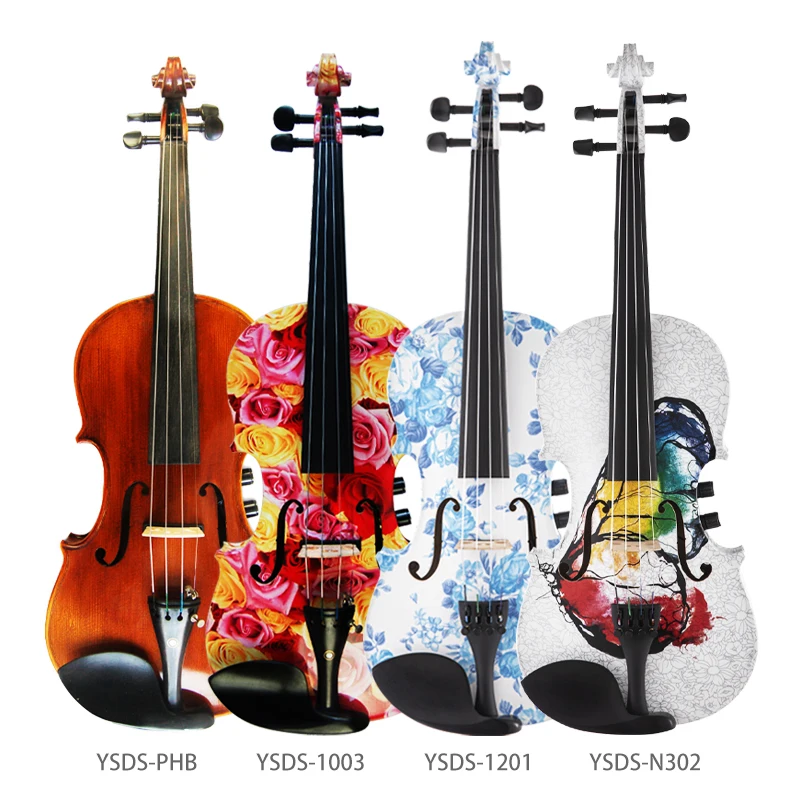 Kinglos Top musical instrument supplier brands kinglos handmade wood electric acoustic violin
