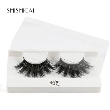 

10 pairs Real Mink Eyelashes 25mm Long Natural False Eyelashes Thick Faux Mink Lashes Eyelash Extension Supplies