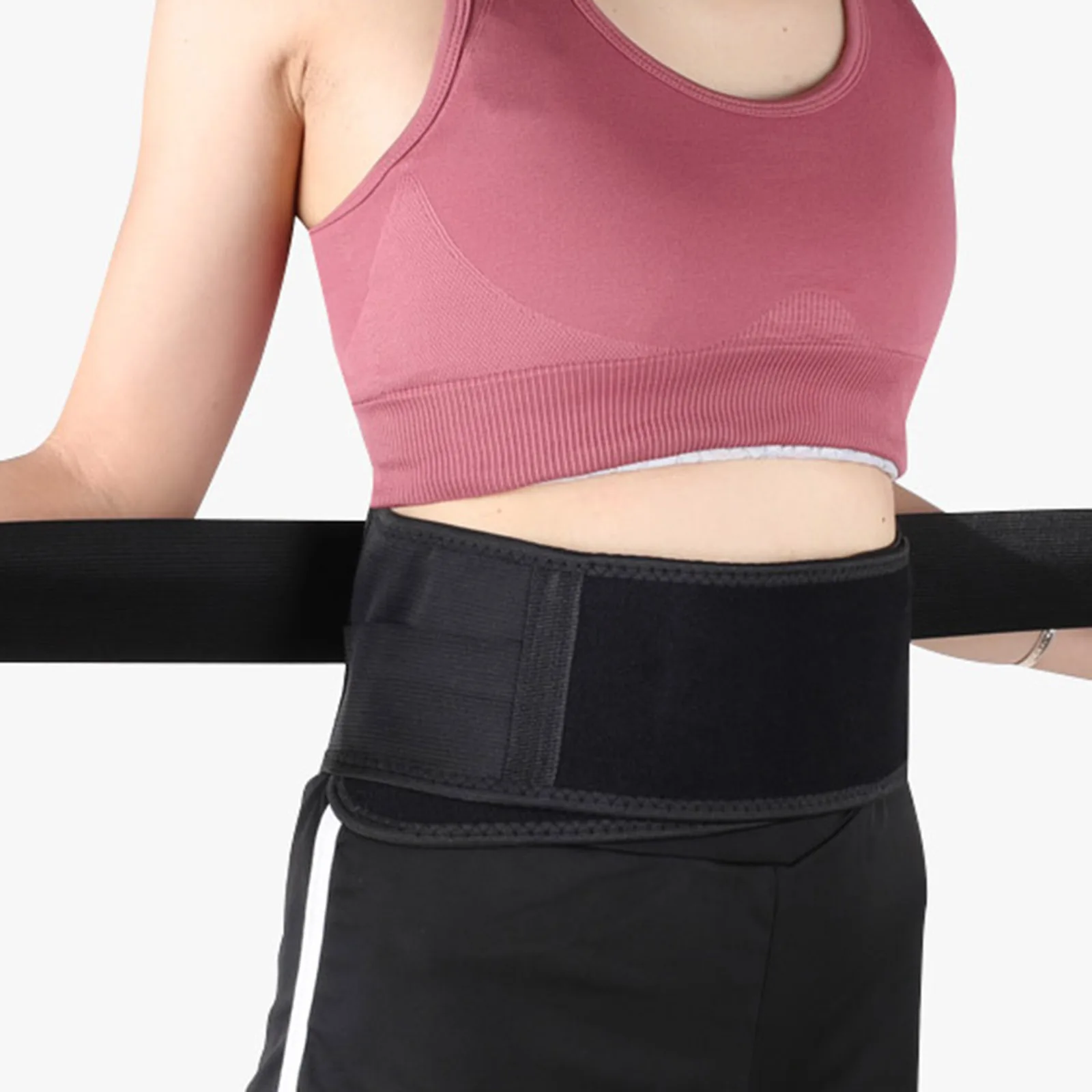 Magnetic Therapy Back Brace Adjustable Pain Relief Waist Breathable Mesh Dual Straps Lumbar | Красота и здоровье