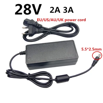 

28V 2A 3A ac dc adapter EU US UK AU plug universal power adapter 28 volt power supply Converter Switching DC 5.5mm x 2.1-2.5mm