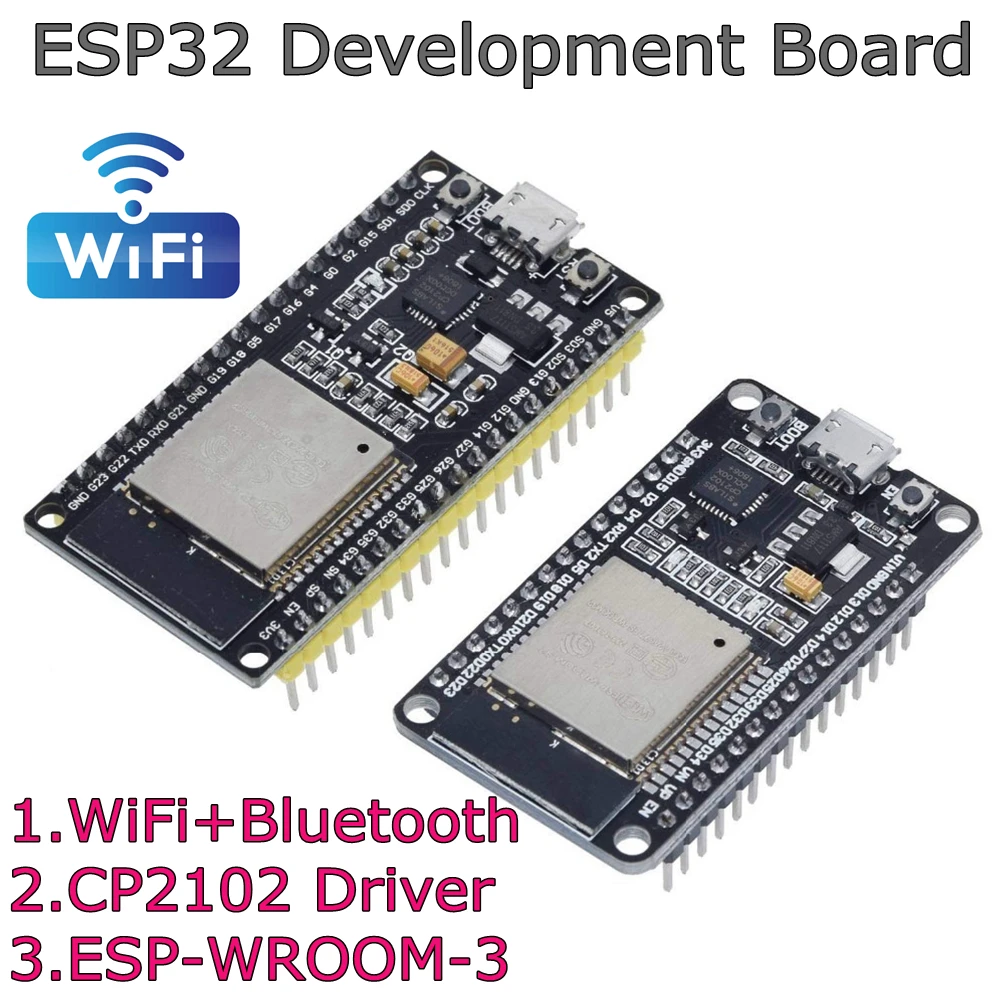 ESP32 ESP32S WROOM-32 38 pins Development Board Dual Core 2.4 GHz WiFi Bluetooth 