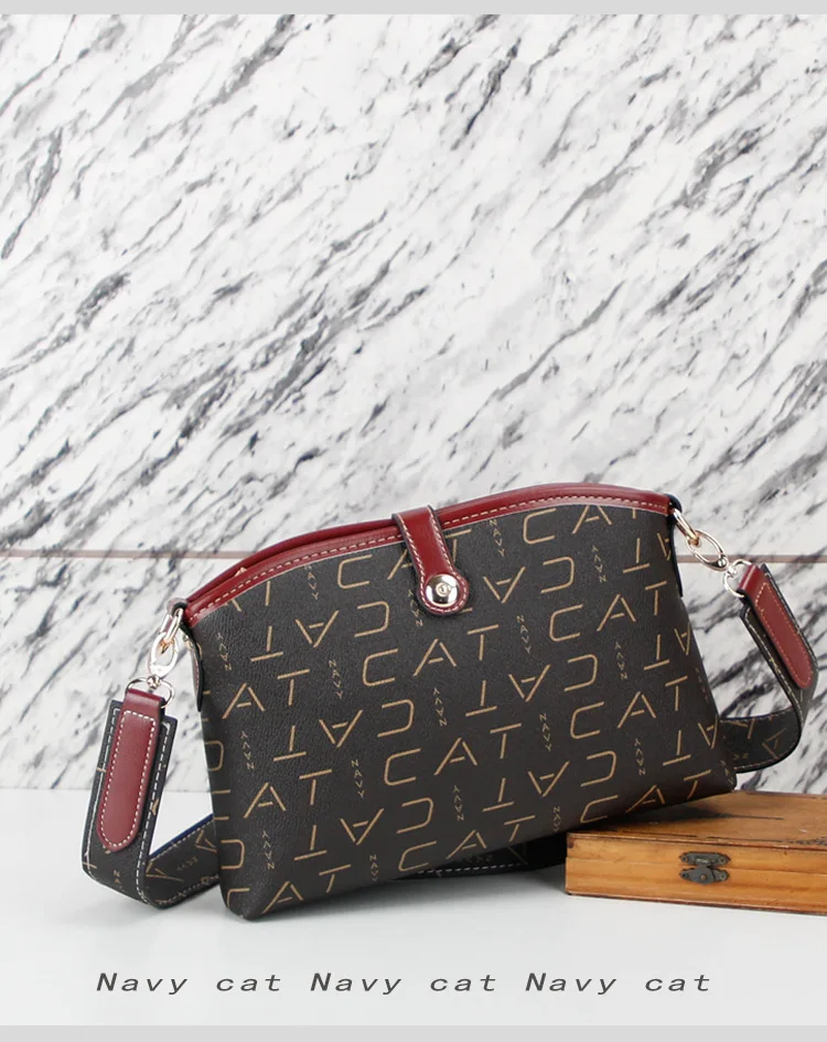 Navy cat Womens Cause Messenger Bag Small Square Black Chain Shoulder Bag Fashion Bags Luxury Handbag19