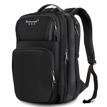 

New Style Men's Casual Business Shoulder Backpack Waterproof Wearable Outdoor Backpack Multi-functional USB Charging Travel Bag