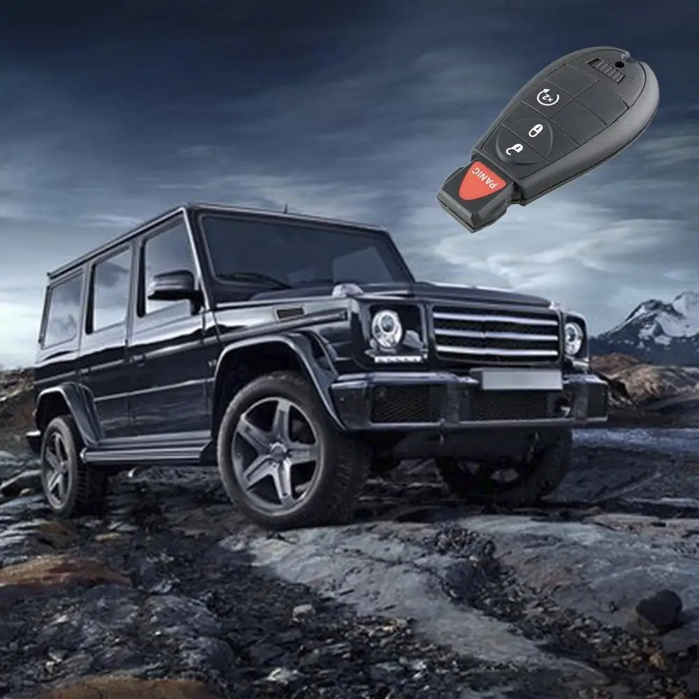 Для 2013- Dodge Ram брелок 4 ключа GQ4-53T 433 частота дистанционный ключ-брелок от машины