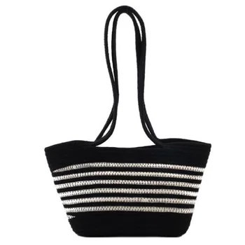 

New Student Handbag Large Capacity Fashion Wild Messenger Bag Ladies Woven Bag