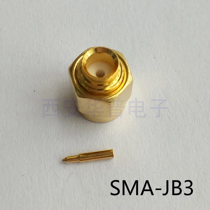 SMA-JB3 RF Coaxial Connector SMA Male 18G Connector for SFT-50-3-1 Cable