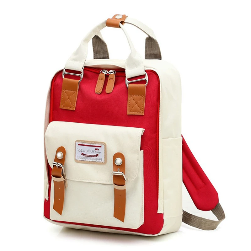 Gusure многофункциональные женские рюкзаки, сумка на плечо, высокое качество, холщовый рюкзак, школьный рюкзак для подростков, девочек, мальчиков, Mochila, для путешествий - Цвет: White Stitching