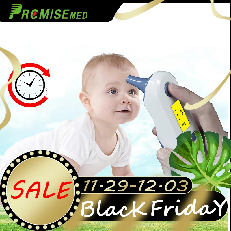 

pr+mise Muti-fuction Medical Baby/Adult Digital Thermometer Infrared Forehead Body Thermometer Gun Non-contact