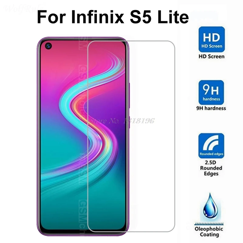 Закаленное стекло для infinix S5 Lite X652B защита экрана защитная пленка телефона 6 дюйма
