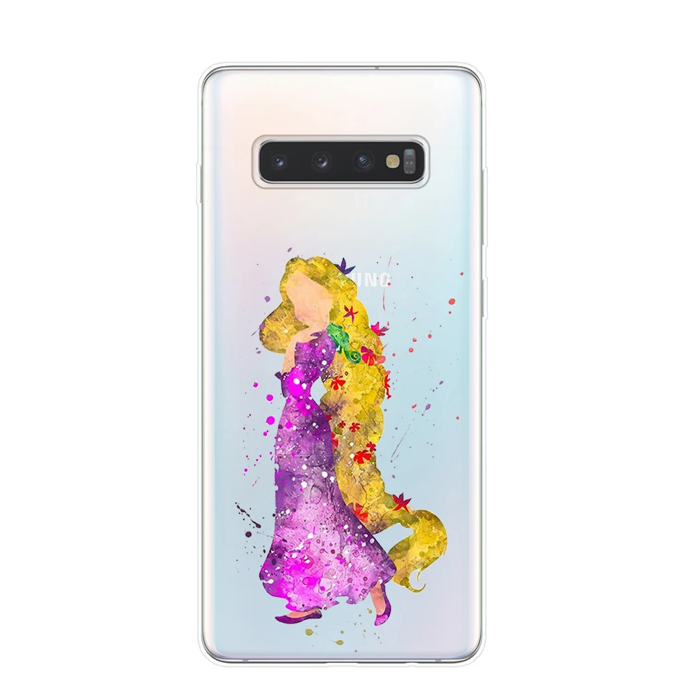 Акварельный художественный чехол с русалкой для samsung Galaxy S10 S9 S8 Plus S6 S7 Edge S10E Lite 5G
