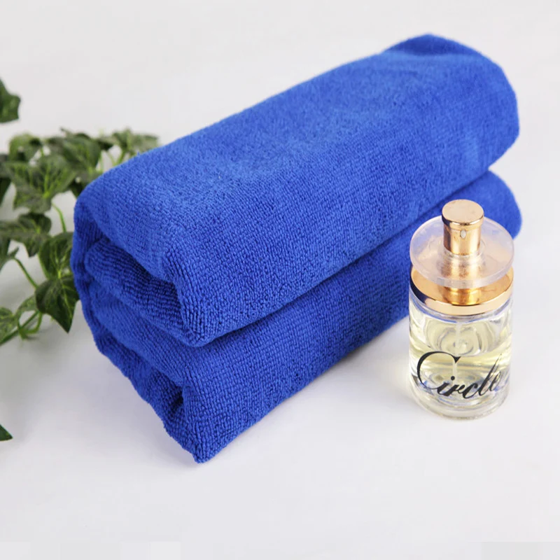 10PCS Microfiber Auto Car Detailing Soft Cloths Wash Towel Duster Kitchen Blue
