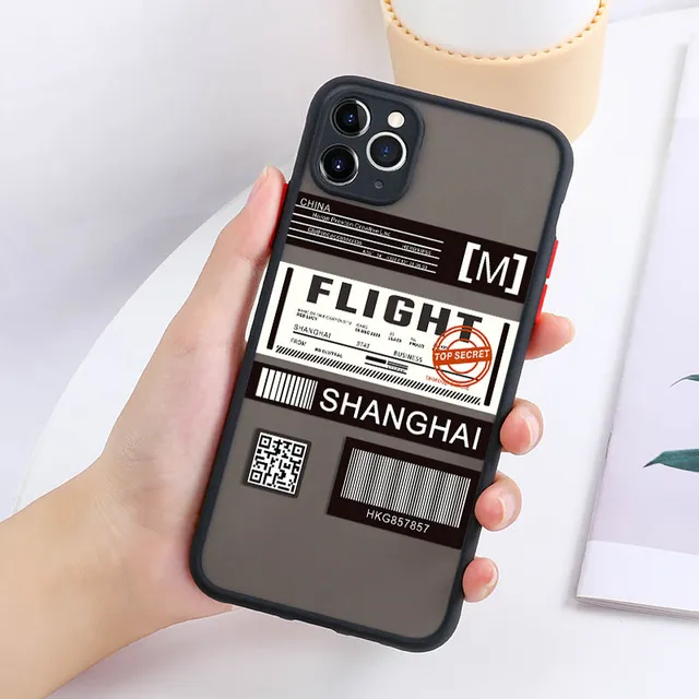 Case For iPhone 11 iPhone Cases XR Hard Fundas Apple 13 12 Pro Max Mini 7 8 6S 6 Plus X XS Max 12Pro Len Protection Phone Covers O168