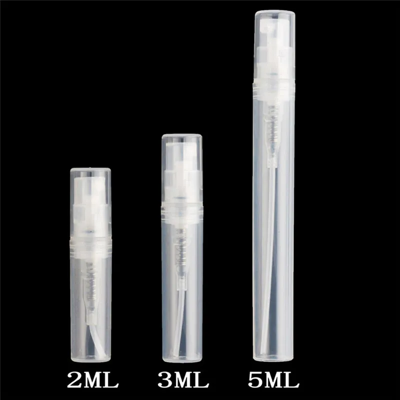 

2ml 3ml 5ml Mini Perfume Spray Bottle Portable Transparent Plastic Empty Refillable Bottles,Promotion Sample Perfume Atomizer