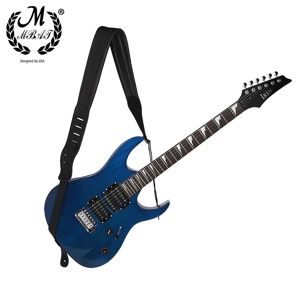 M MBAT Guitar Strap Adjustable Shoulder Belt for Music Acoustic Electric Guitar Bass Strap Stringed Instrument Accessories
