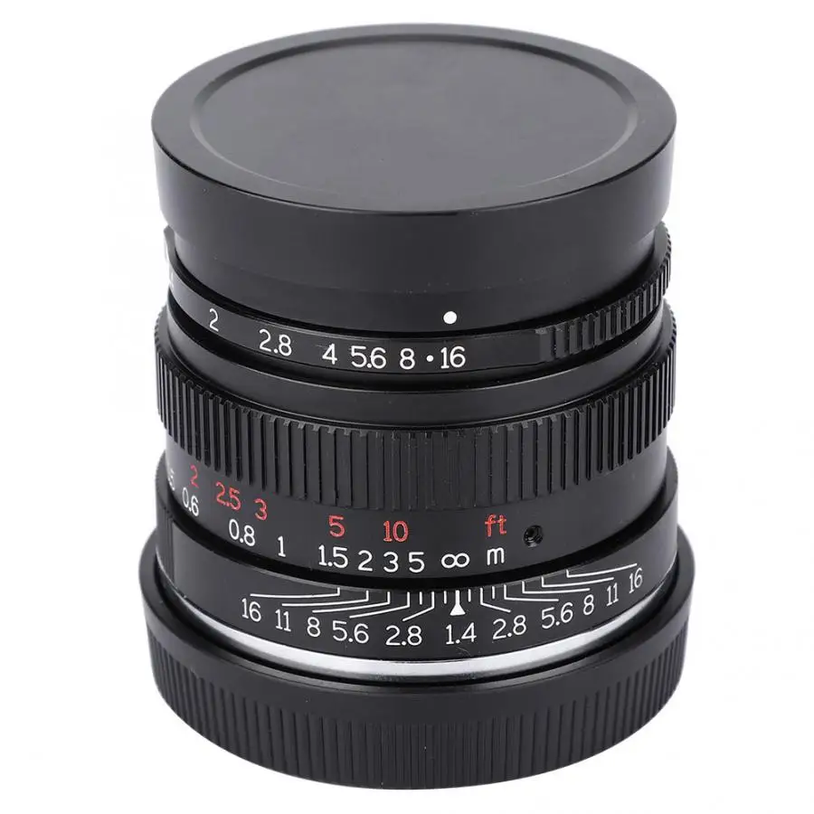 7artisans 35 мм F1.4 Полнокадровый объектив с ручной фиксацией для Sony E Mount Camera A7 A7II A7RII A7S
