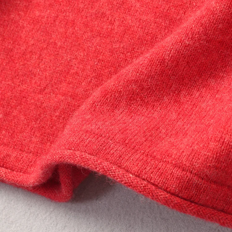 cashmere sweater winter new women half bead collar hedging long-sleeved sweater female cashmere