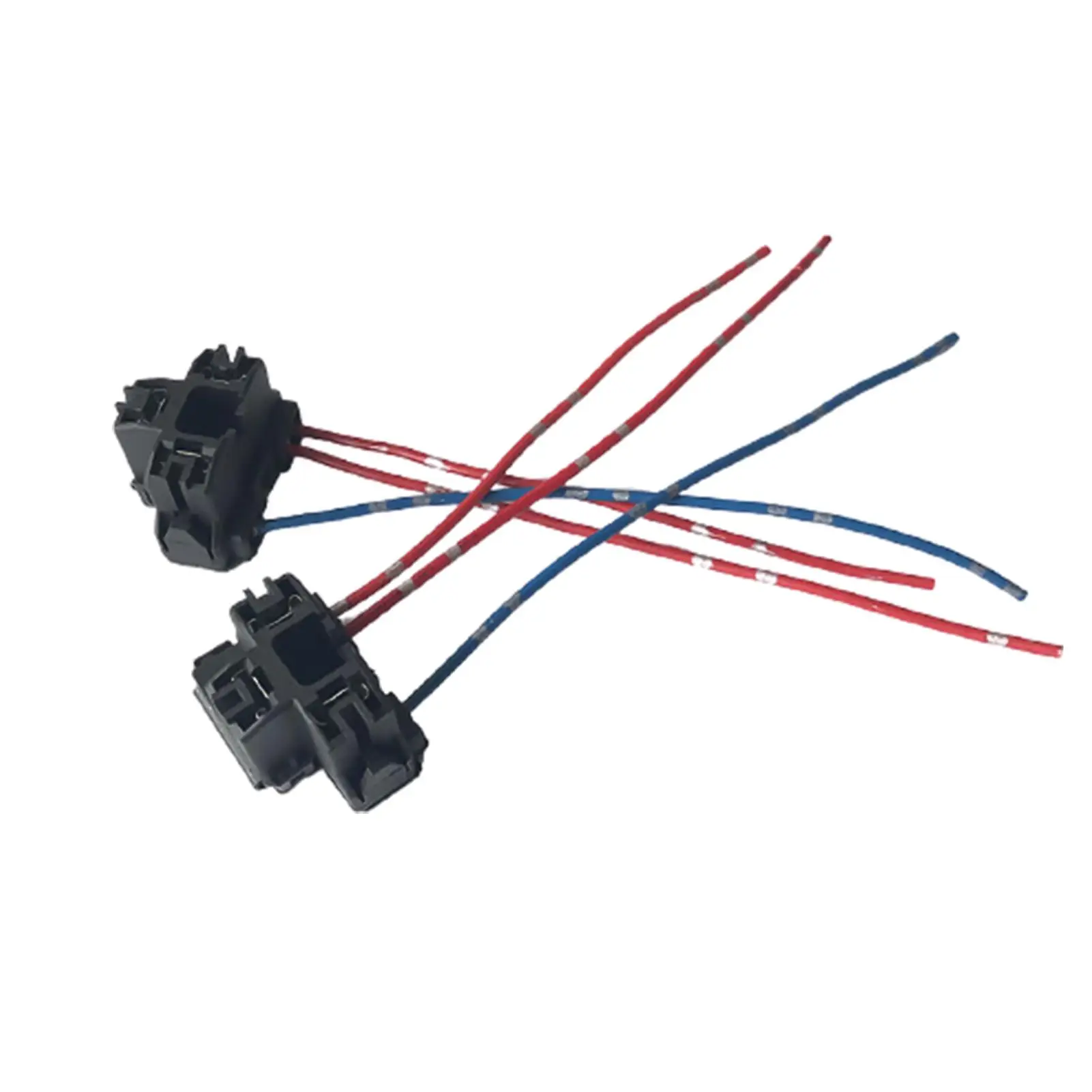 2Pcs H4 12V 4.5A 55W Vehicle Headlight Female Adapter Cable Harness Plug Connector 15cm Car